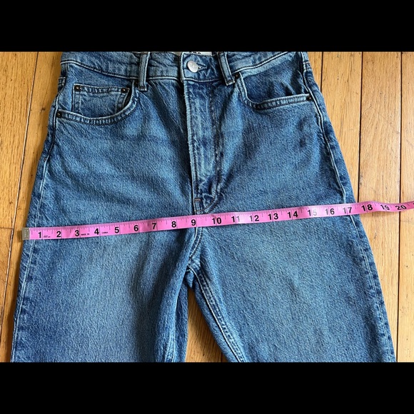 COPY - Reformation | Peyton slit hem high rise boot cut jean | Palermo wash | s… - Picture 8 of 13